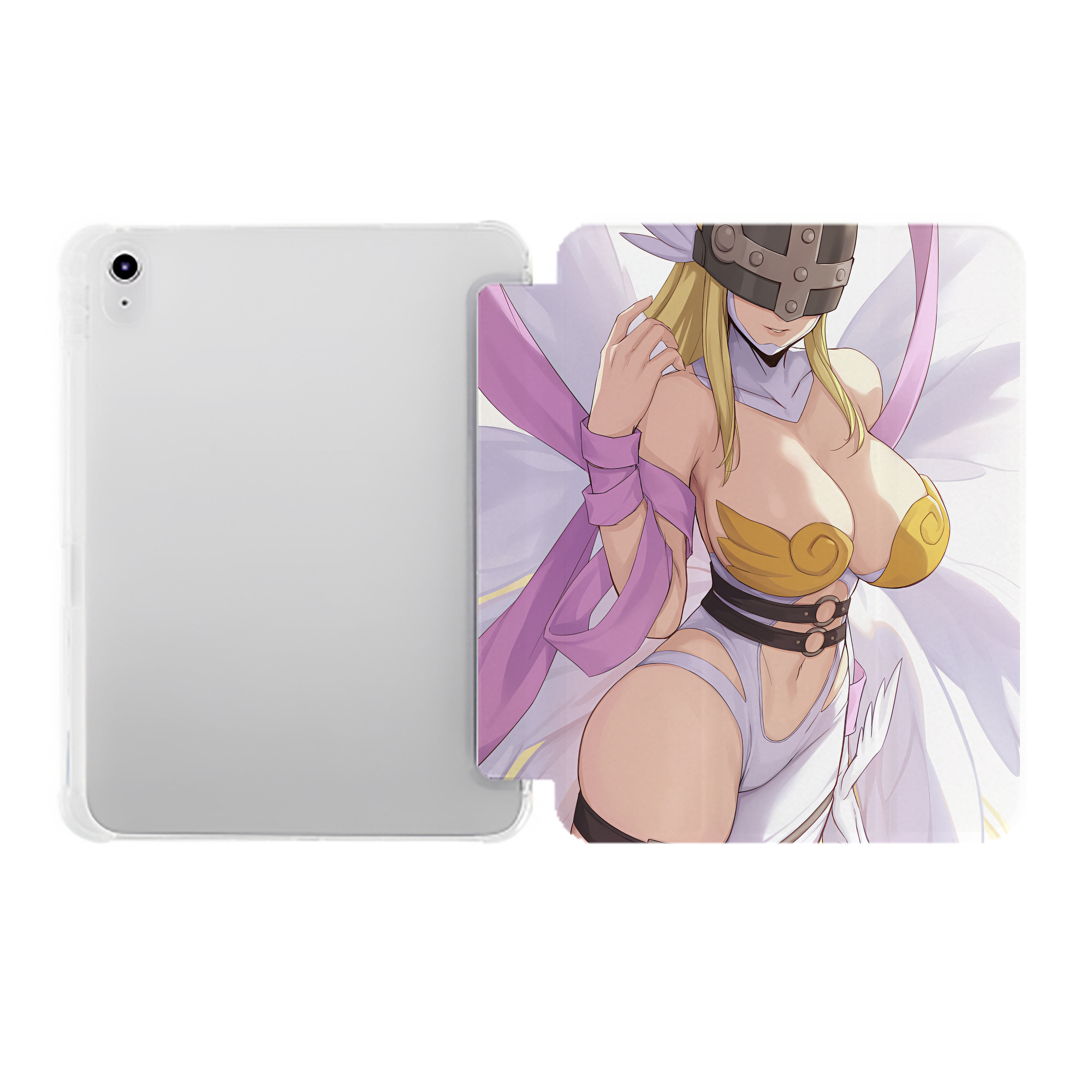 （画像用） Digimon デジタルモンスター/デジモン IPad ケース ペン収納付き 三つ折りスタンド PUレザー×シリコン 対応機種9.5/10.5/10.9インチ
